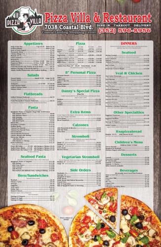 Pizza Villa Menu copy